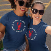 Overeenkomende familie 4e juli Seafood Boil Custom T-shirt