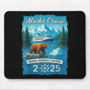 Overeenkomende familie vrienden en groep Alaska C Muismat