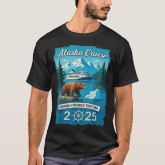Overeenkomende familie vrienden en groep Alaska T-shirt