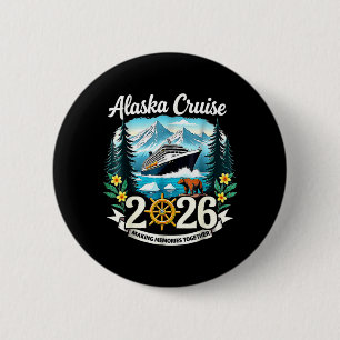 Overeenkomende familie vrienden en groep Alaskaans Ronde Button 5,7 Cm