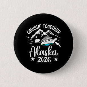 Overeenkomende familie vrienden en groep Alaskaans Ronde Button 5,7 Cm