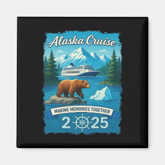 Overeenkomende familie vrienden en groep Alaskan A Magneet