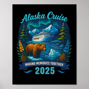 Overeenkomende familie vrienden en groep Alaskan A Poster