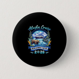 Overeenkomende familie vrienden en groep Alaskan A Ronde Button 5,7 Cm