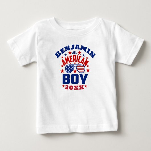 Overeenkomende familienaam 4 juli Alle Amerikaanse (Voorkant)