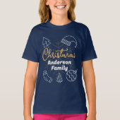 Overeenkomende familienaam Kerstmis T-shirt (Voorkant)