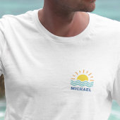 Overeenkomende familienaam Summer Sunset Beach Hou T-shirt