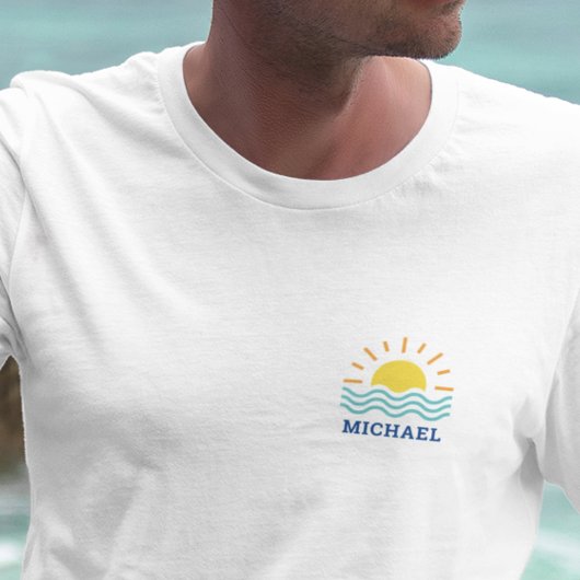 Overeenkomende familienaam Summer Sunset Beach Hou T-shirt