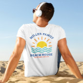 Overeenkomende familienaam Summer Sunset Beach Hou T-shirt