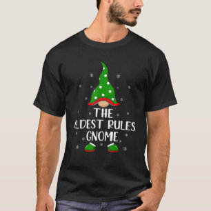 Overeenkomende gezelschapsgroep de oudste regels k t-shirt