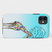 Overeenkomende giraf liefde hartelefoons Case-Mate iPhone case (Achterkant (horizontaal))