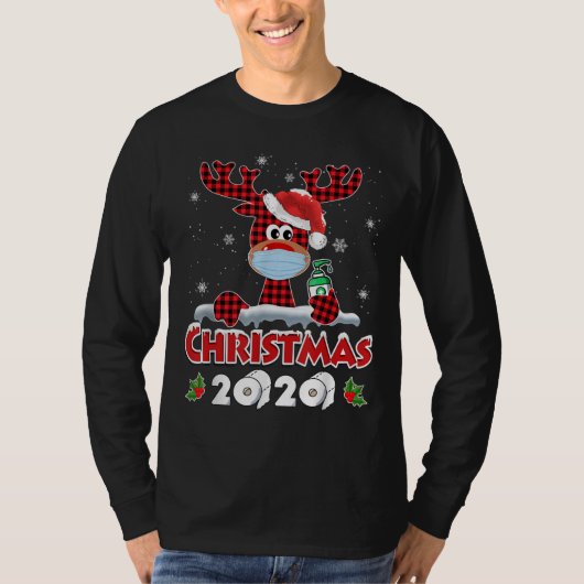 Overeenkomende kerstdagen 2020 t-shirt (Voorkant)