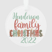 Overeenkomende kerstdagen 2022 ornament (achterkant)