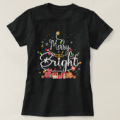 Overeenkomende kerstfeestdagen, Shirt, vrolijk en  T-shirt (Design voorkant)