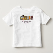 Overeenkomende naam Thanksgiving Paar Turkije Gobb Kinder Shirts (Voorkant)