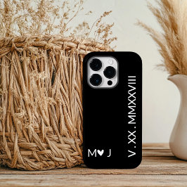 Overeenkomende Romeinse Numerieke iPhone-hoesjes v Case-Mate iPhone 14 Pro Hoesje