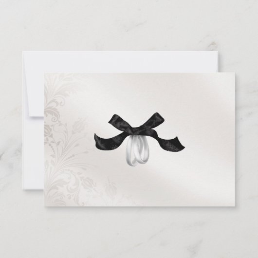 Overeenkomende RSVP-kaart voor uitnodiging voor we (Achterkant)