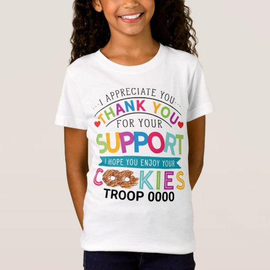 Overeenkomende Shirten van het Koekje van de Troop T-shirt (Voorkant)