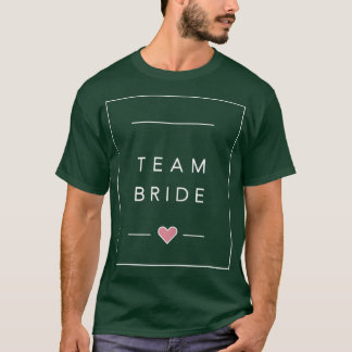Overeenkomende Team Bruid Bachelorette Feest T-shirt