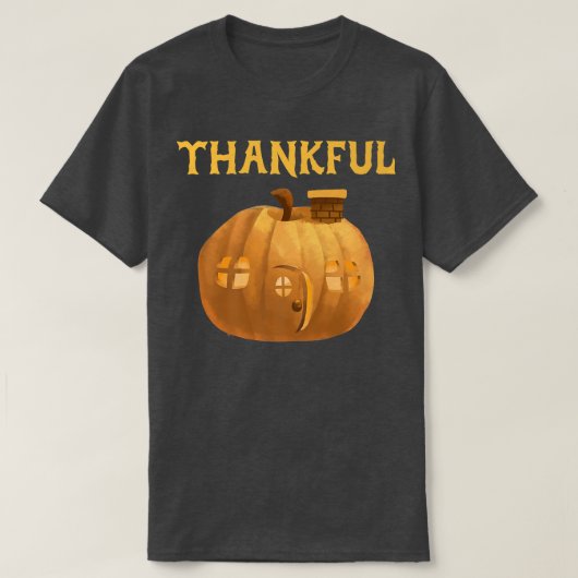 Overeenkomende Thanksgiving-outfits Pompoen Thanks T-shirt (Design voorkant)