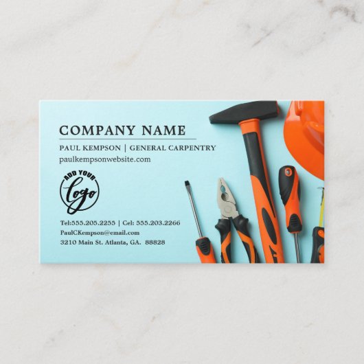 Overeenkomende toolset | Handyman Construction The Visitekaartje (Voorkant)