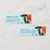 Overeenkomende toolset | Handyman + Diensten Contactkaartje (Voorkant / Achterkant)