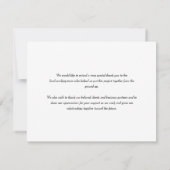 Overeenkomende toolset | Minimale dank Bedankkaart (Achterkant)