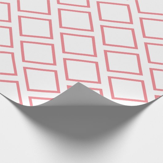 Overeenkomende vierkant-id cadeaupapier (Hoek)