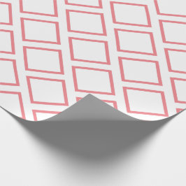 Overeenkomende vierkante ID Cadeaupapier