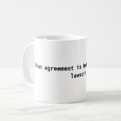 Overeenkomst niet rechtszaak Provern Koffiemok (Voorkant links)