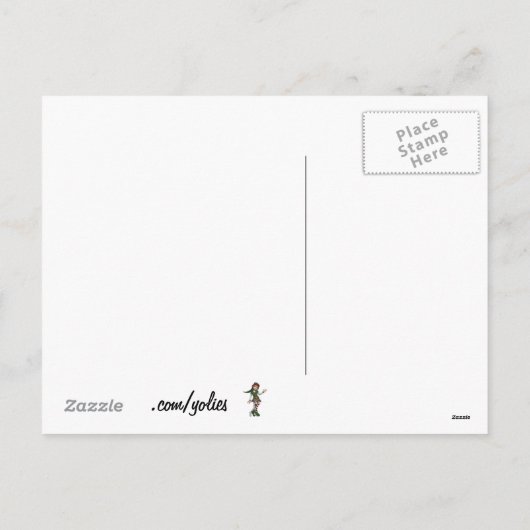 Overeenkomst van het Elf -elf-ing van Joe Biden de Feestdagenkaart (Achterkant)