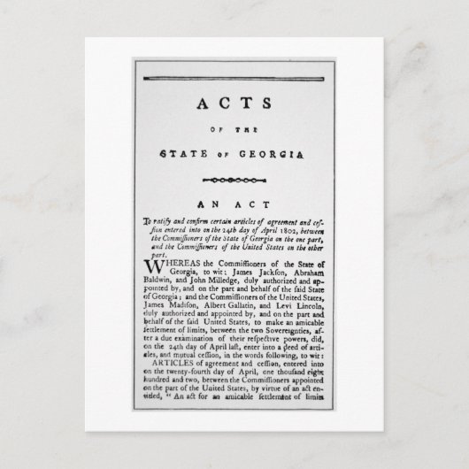 Overeenkomst waarin de gedwongen verwijdering van  briefkaart (Voorkant)