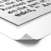 Overeenkomst waarin de gedwongen verwijdering van poster (Hoek)