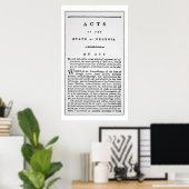 Overeenkomst waarin de gedwongen verwijdering van poster (Thuiskantoor)