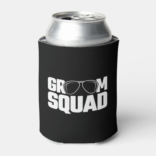 Overeenkomstige Bruidsjonker Groep Squad Bachelorf Blikjeskoeler (Blikje Voorkant)