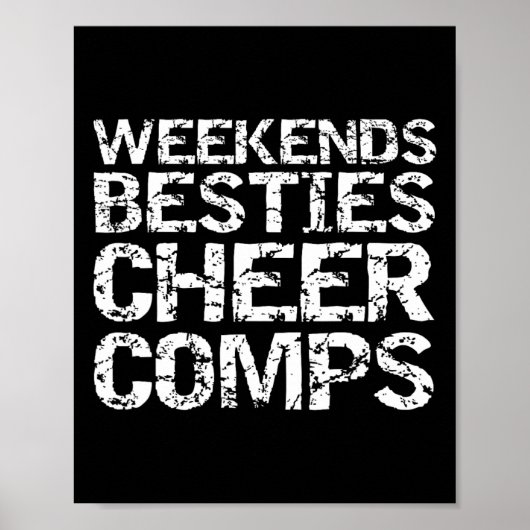 Overeenkomstige Cheerleader Comp Geschenken Weeken Poster (Voorkant)