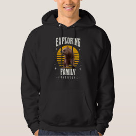 Overeenkomstige Familievakantie Beer Avontuur Stij Hoodie