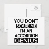 OVEREENKOMSTIGE GENIUS DESIGN BRIEFKAART (Voorkant / Achterkant)