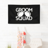 Overeenkomstige Getuige Groep Bachelor Party Squad Spandoek (Insitu)