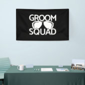 Overeenkomstige Getuige Groep Bachelor Party Squad Spandoek (Beurs)
