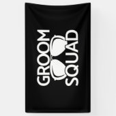 Overeenkomstige Getuige Groep Bachelor Party Squad Spandoek (Verticaal)