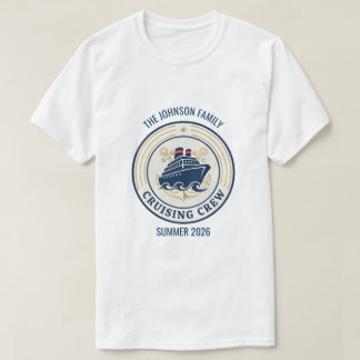Overeenkomstige gezinscruise-vakantie cruise beman t-shirt