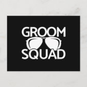 Overeenkomstige groep bruidsjonkers Bachelorfeest  Briefkaart (Voorkant)