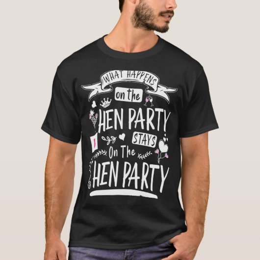 Overeenkomstige Hen Party Outfits Voor Vrouwen & B T-shirt (Voorkant)