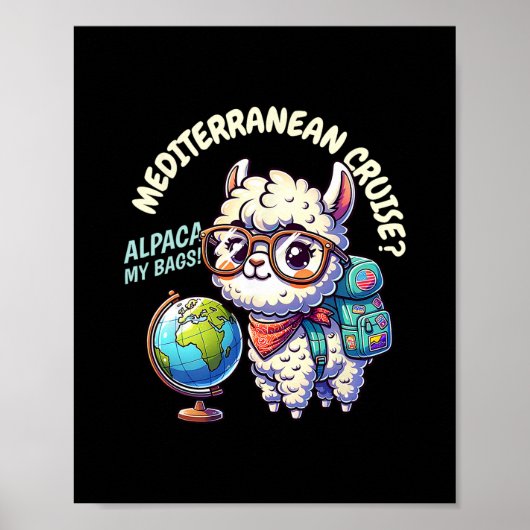 Overeenkomstige Middellandse Zeereis Poster (Voorkant)