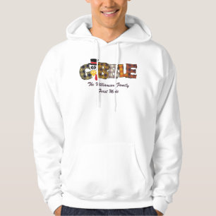 Overeenkomstige Naam Thanksgiving Koppel Kalkoen G Hoodie
