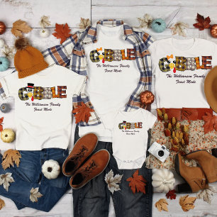 Overeenkomstige Naam Thanksgiving Koppel Kalkoen G Romper