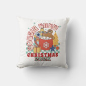 Overeenkomstige retro neef en nicht crew Kerstmis Kussen (Voorkant)