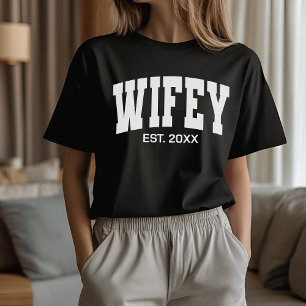 Overeenkomstige vrouw- en man-shirts voor pasgetro t-shirt