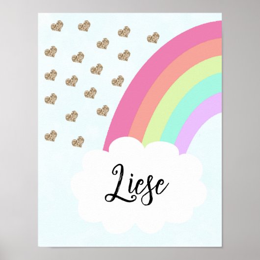 Overeenkomstige Zuster Regenboog Linker Boog Poste Poster (Voorkant)